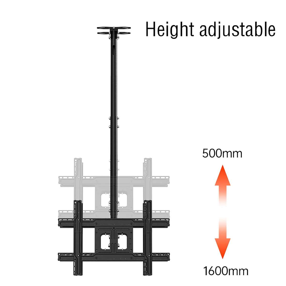T590-15 Double Panel Ceiling Mount 32-65 TV Bracket