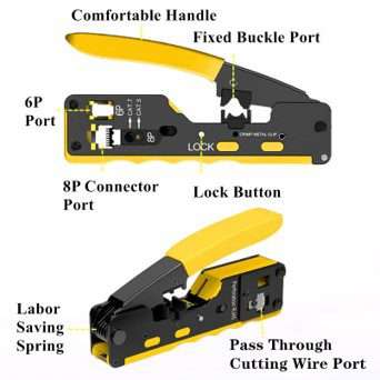 SE-L346 Cat7 Modular Plug Crimper