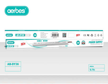 AB-DY36 Aerbes 60W 5A Slim LED Strip Power Supply