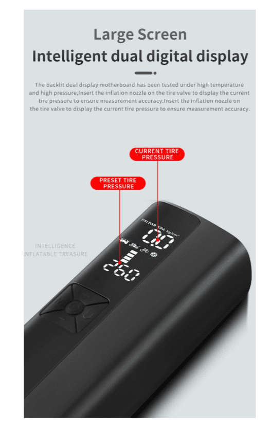 AB-CQ03 Aerbes Portable Rechargeable Tyre Pressure Air Pump