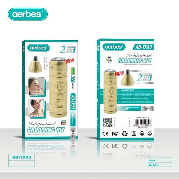 Aerbes AB-TX33 2 in 1 Grooming Kit