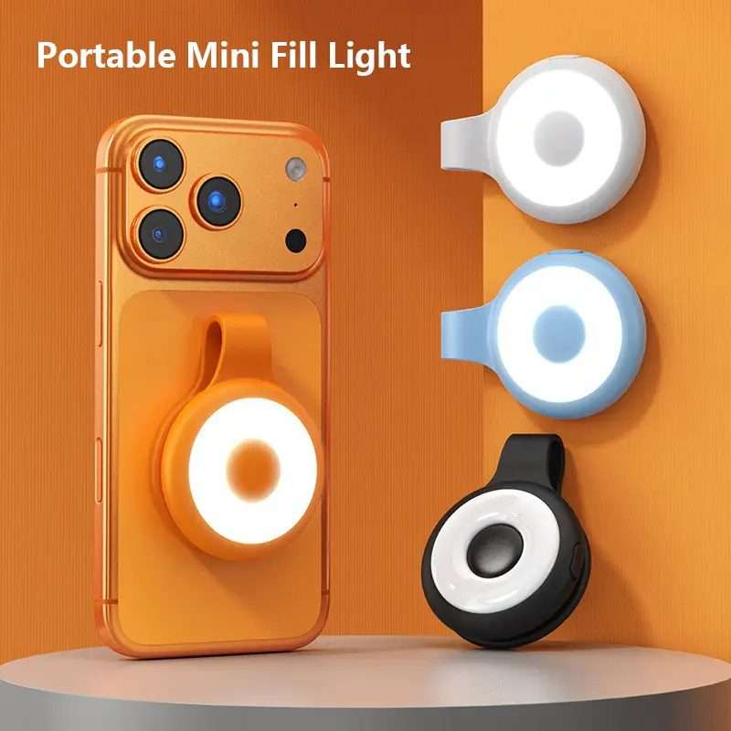 F6 Portable LED Fill Light for MagSafe Compatibility with iPhones