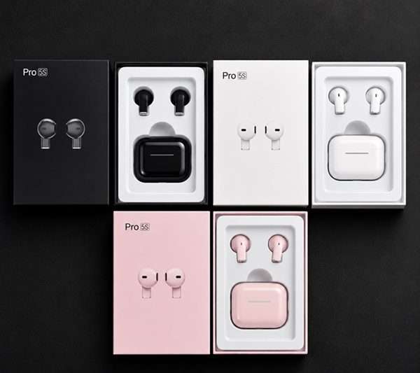 LY-PRO5S Bluetooth Airpod-Style Wireless Earbuds with Charging Case | True Wireless Stereo Earphones
