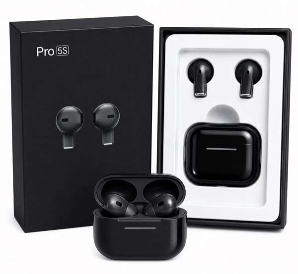 LY-PRO5S Bluetooth Airpod-Style Wireless Earbuds with Charging Case | True Wireless Stereo Earphones