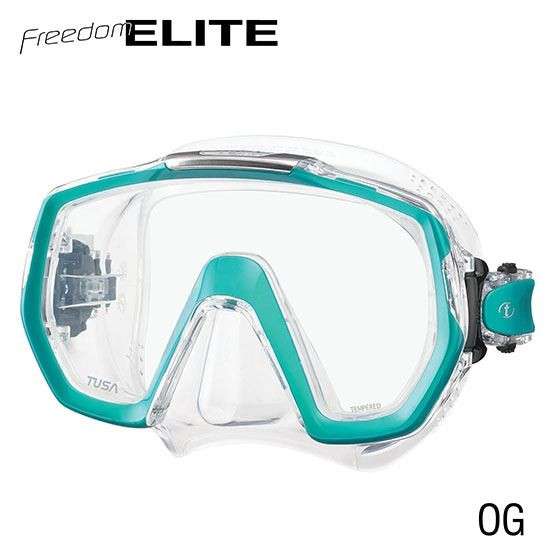 Tusa Tusa Mask - Freedom Elite - Black/Fishtail Blue