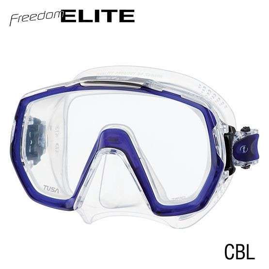 Tusa Tusa Mask - Freedom Elite - Black/Fishtail Blue