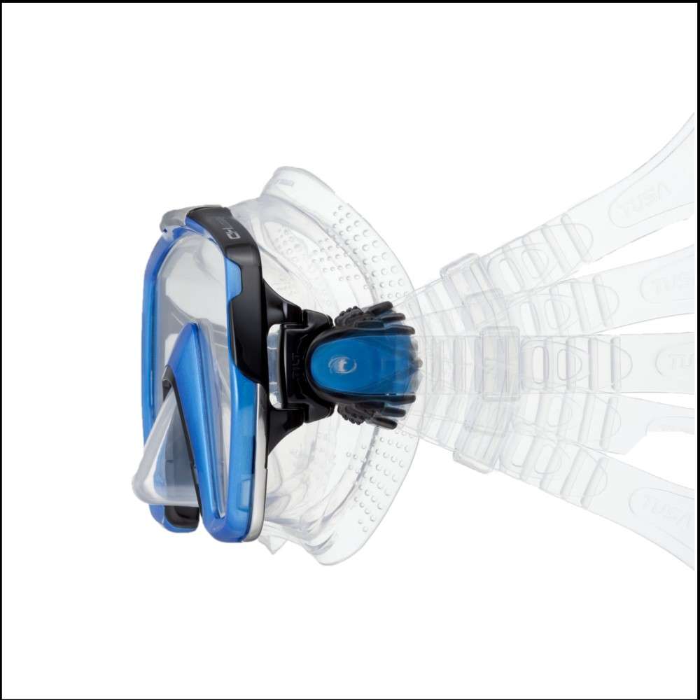 Tusa Tusa Mask - Freedom Elite - Black/Fishtail Blue