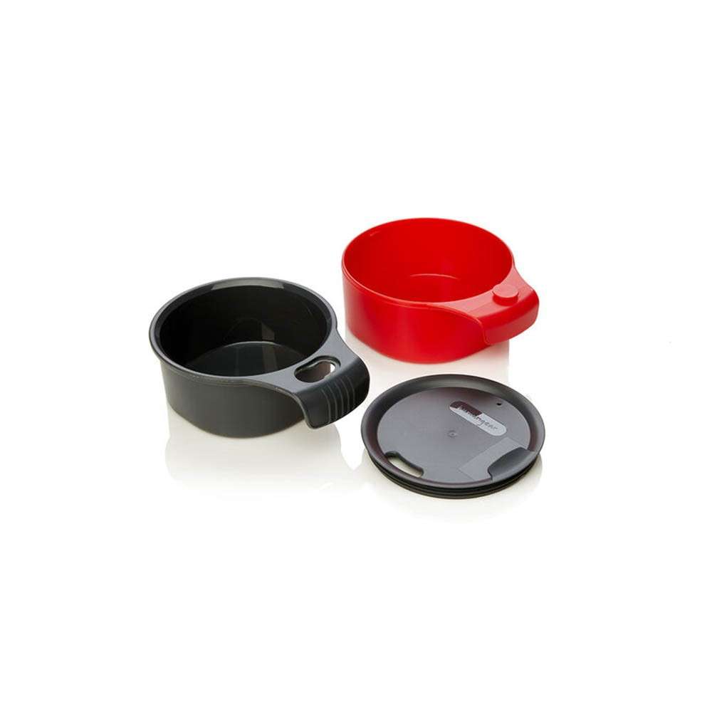 Human Gear CUPCUP 16FL OZ CHARCOAL/RED