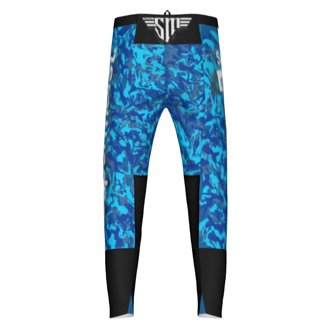 Supermoist Supermoist Blue Stripper Camo Riding Pants - 34