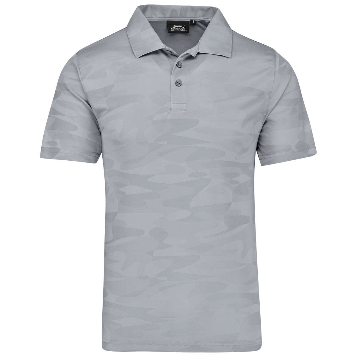 Supermoist Mens Volition Golf Shirt Grey - S