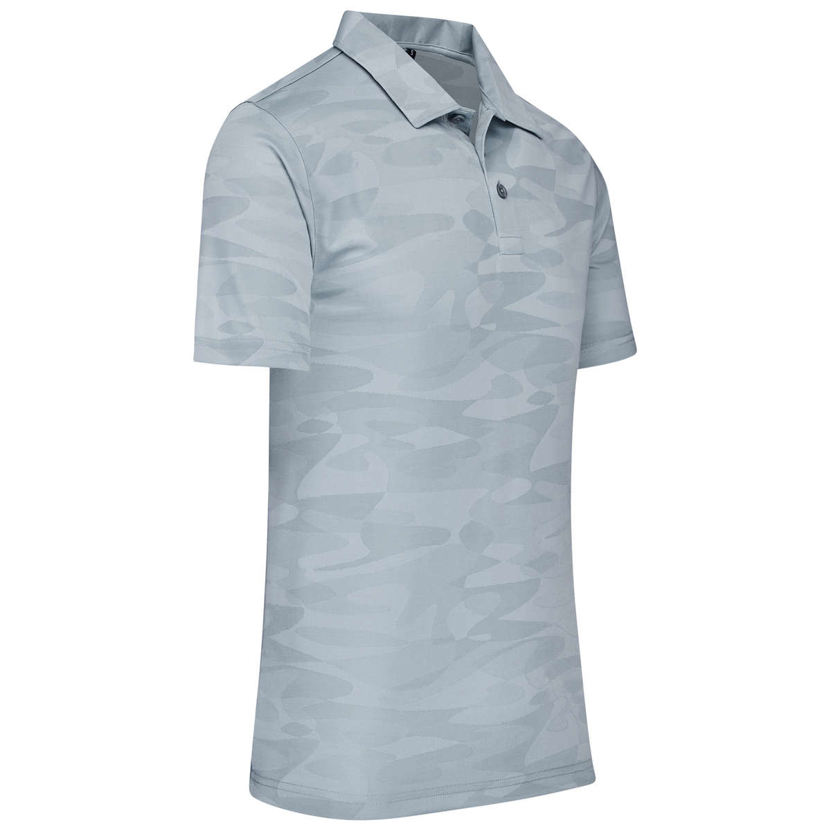 Supermoist Mens Volition Golf Shirt Grey - S
