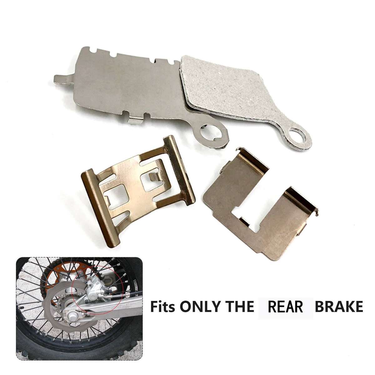 Supermoist Rear Brake Pad Spring Sheet+Heat Insulation Sheet (KTM/HUSQ/GG)