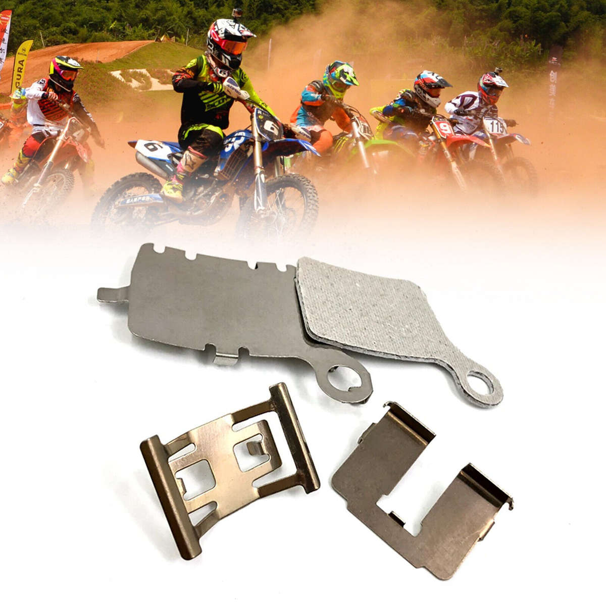 Supermoist Rear Brake Pad Spring Sheet+Heat Insulation Sheet (KTM/HUSQ/GG)