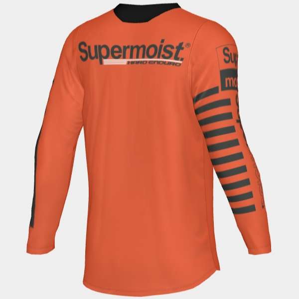 Supermoist Supermoist "FAST Orange" Riding Shirt - L | Airtech 2 | Regular