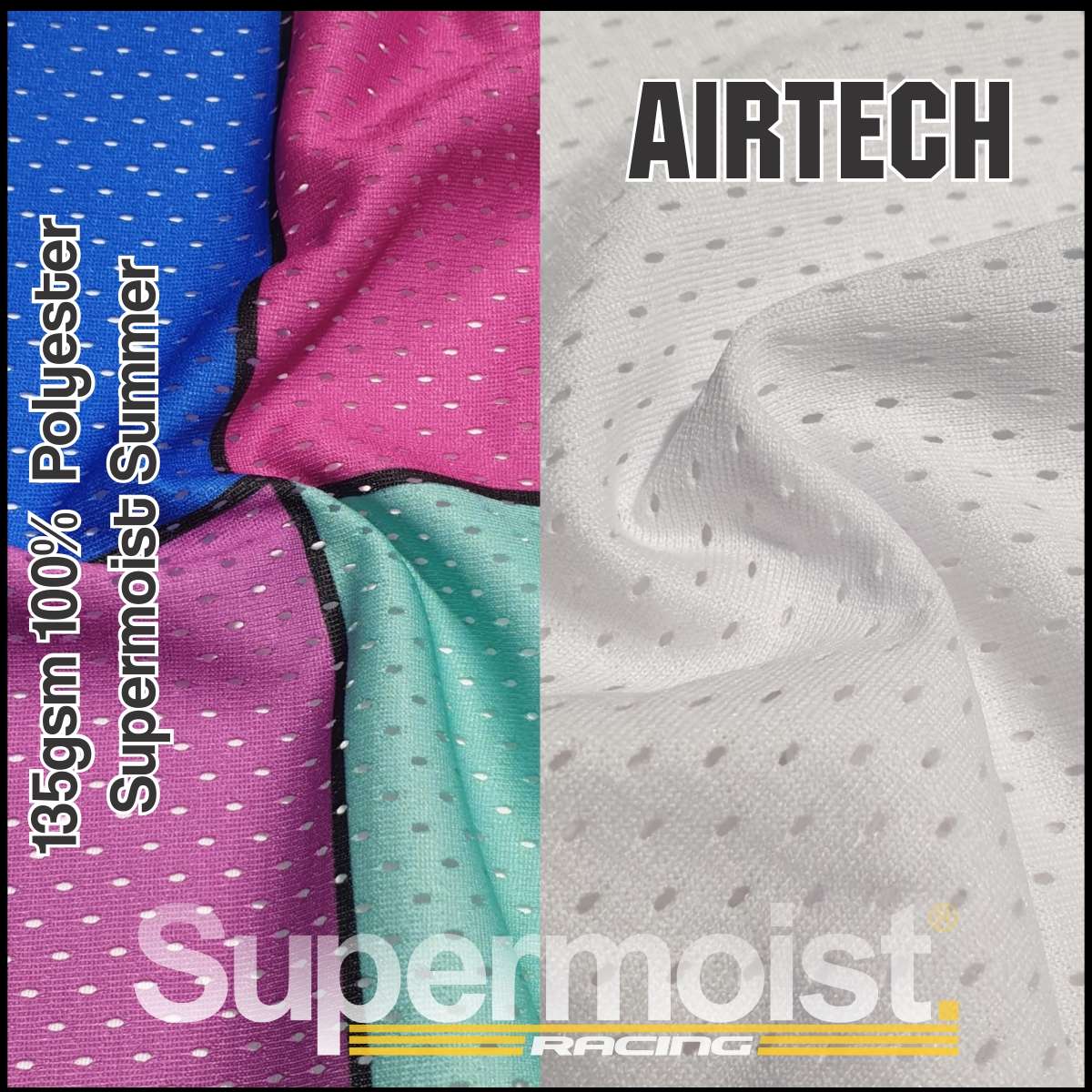 Supermoist Supermoist "FAST Orange" Riding Shirt - L | Airtech 2 | Regular