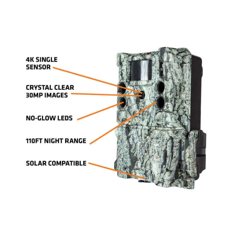 Bushnell 30MP CORE S-4K Tree Bark Camo No Glow Box