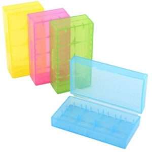 Battery Storage Case for 18650 Batteries - Purple