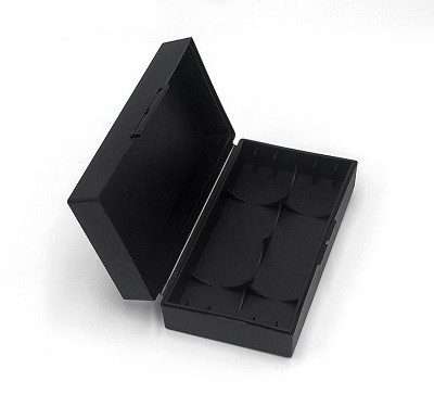 Battery Storage Case for 18650 Batteries - Black