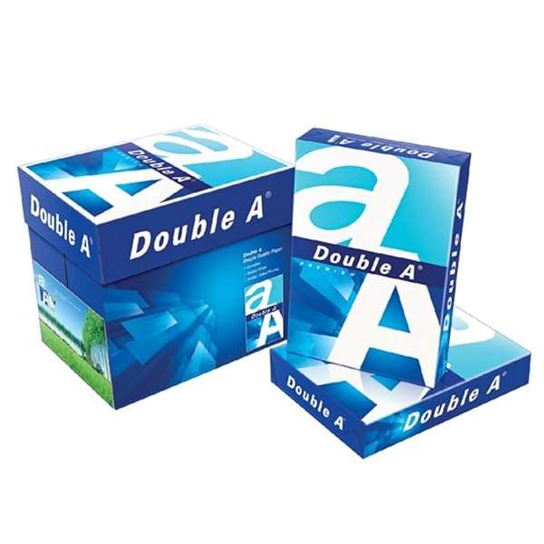 Double A Copy Paper A4 Box 5 Reams Printing Paper 500 Sheets 80GSM White Paper for Office School ...