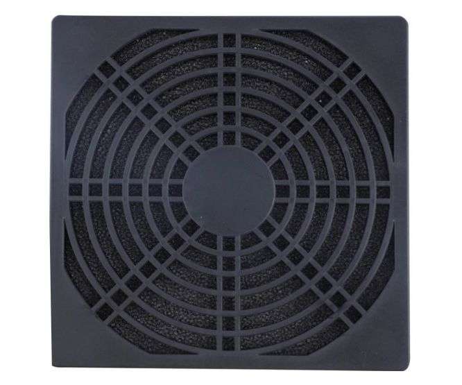 PLASTIC FILTER FINGER/FAN GUARD BLACK 120mm 3-PCE 180336