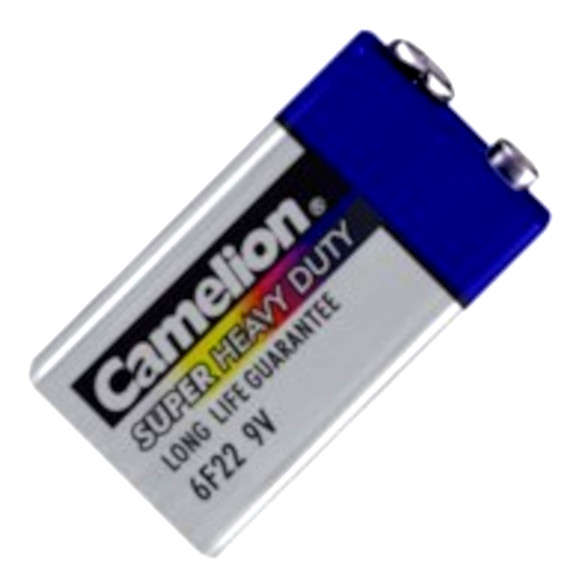 9V BATTERY 430mAh ZINC CARBON BLISTER PACK 6F22-SP1B