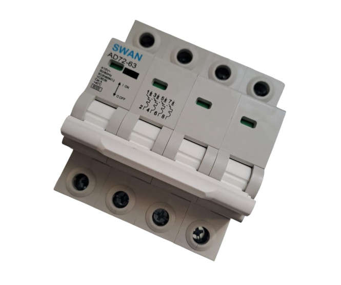 CIRCUIT BREAKER DIN 40A 4P 6kA C-CURVE AD72-63M-6440