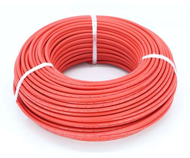 SOLAR / PV WIRE / CABLE RED CSA=6mm2 100m/R H1Z2Z2-K-1-RD-6-100