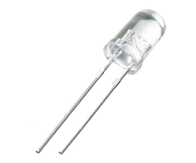 LED 5mm CL-RD/BL FLASH 2-PINS CZ504RB