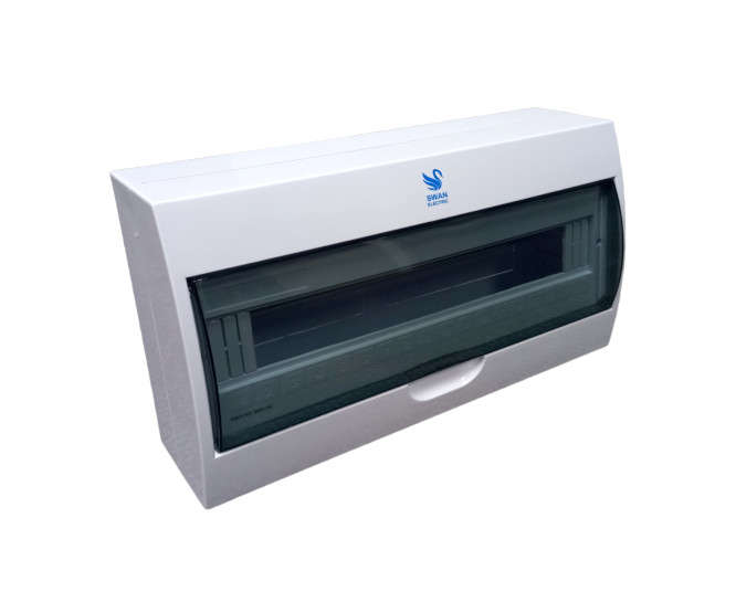 DISTRIBUTION BOARD PVC SURFACE 18WAY DB-ADD3-18W-PS-B