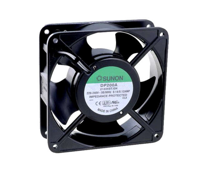 220V AXIAL COOLING FAN 120sqx25mm SLV 64CFM TERM DP201AT-2122HST.GN