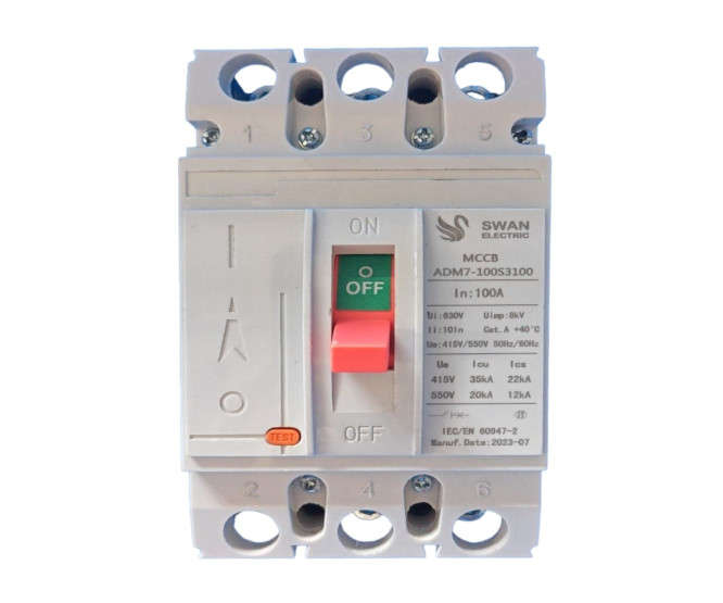 MCCB / CIRCUIT BREAKER 225A 3P Icu=35kA Ics=22kA MCCB-ADM7-250S3225