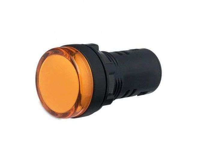 PILOT LIGHT ORANGE LED DC 24V PL-AD16-22-24V-O