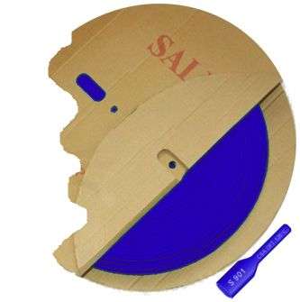 SLEEVING HEATSHRINK 4.0mm BLUE - DEBULK S-901-600-4.0MM-BL *OPEN*