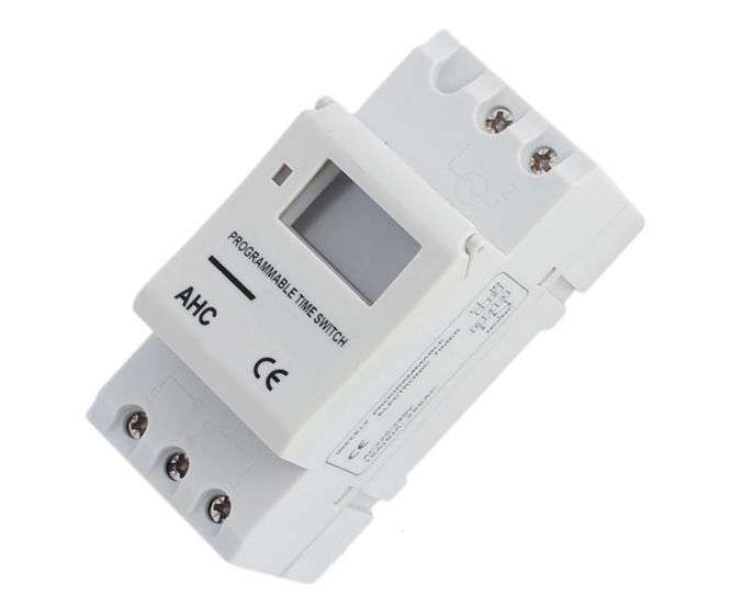PROGRAMMABLE GEYSER TIMER DIN-RAIL MOUNT 30A 230V TI-AHC30AG