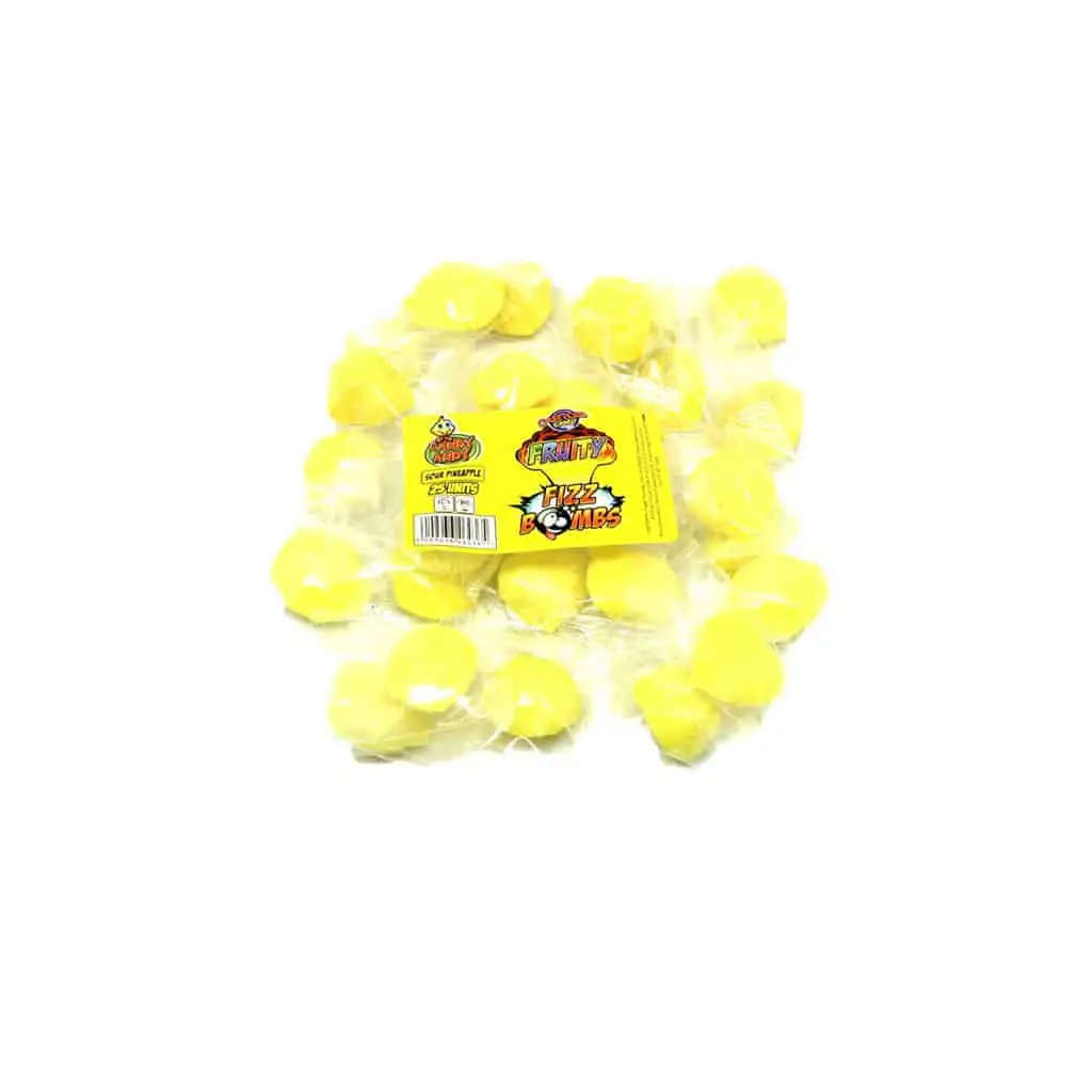 Fizz Bomb Pineapple Yellow 25's