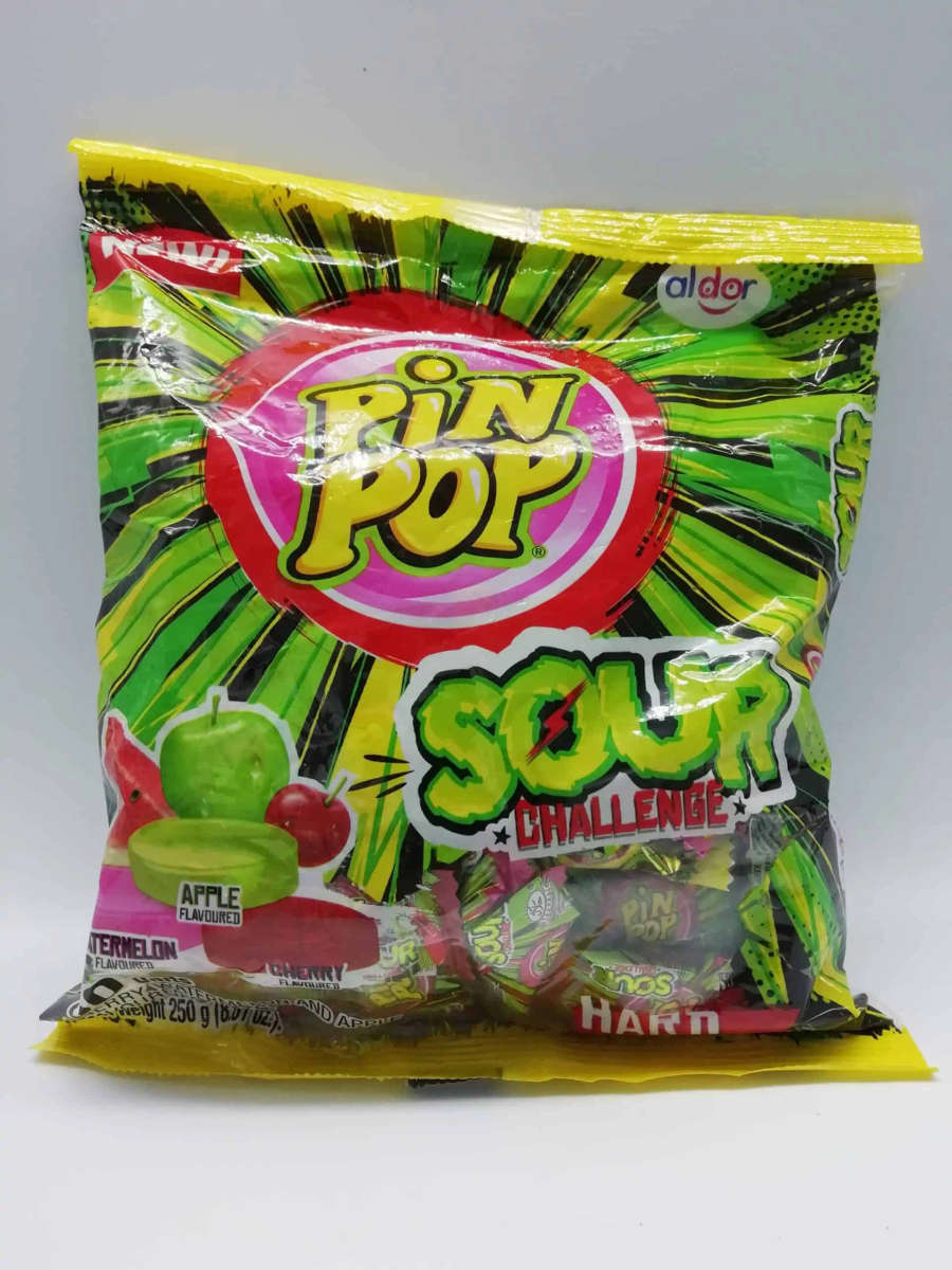 Pin Pop Hard Candy Sour Challenge 50's