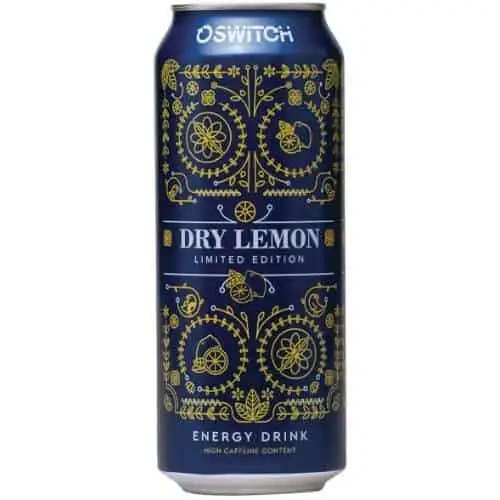 Switch Energy Drink Dry Lemon 6X500ml