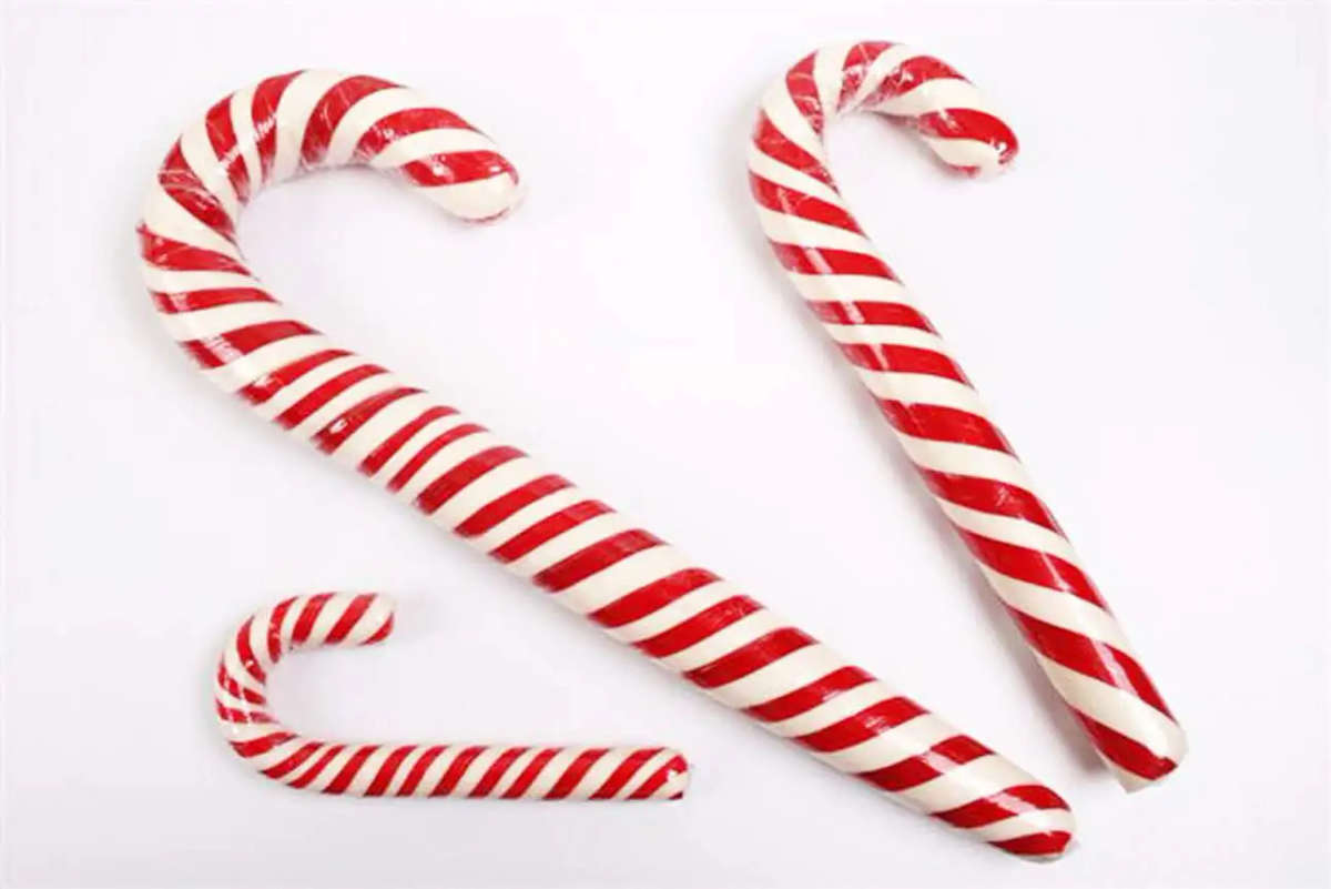 Candy Cane Kor 7Cm 60's