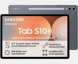 Samsung Galaxy Tab S10+ 5G 256GB Gray With S Pen + Book Cover Keyboard (Combo deal)