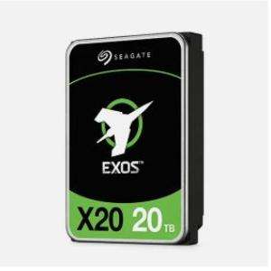 20TB Seagate Exos Enterprise, X20, 3.5", 7200RPM, 256MB Cache, SATA, Internal HDD