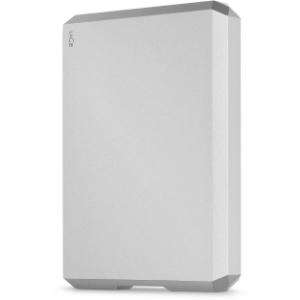 5TB LaCie USB 3.1 Type-C Mobile Drive (Moon Silver),  (OEM Packaged/Not Retail)