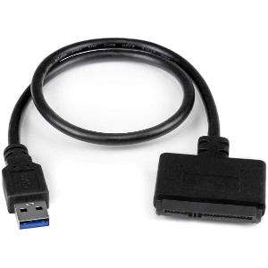 USB 3.0 to 2.5" SATA Hard Drive Adapter Cable-SATA to USB black Converter