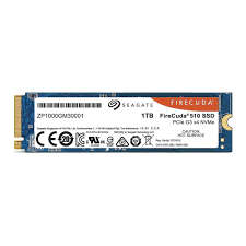 1TB Seagate FireCuda 510, M.2-2280, PCIe 3x4, (Read: up to 7300 MB/s, Write: up to 6000 MB/s), SSD (