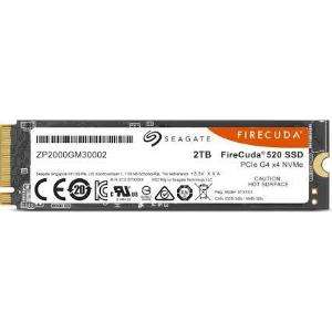 2TB Seagate Firecuda 520, M.2 (2280), PCIe Gen4x4, NVMe Extreme 5Gbps 725K IOPS, SSD (PS-5 Certified