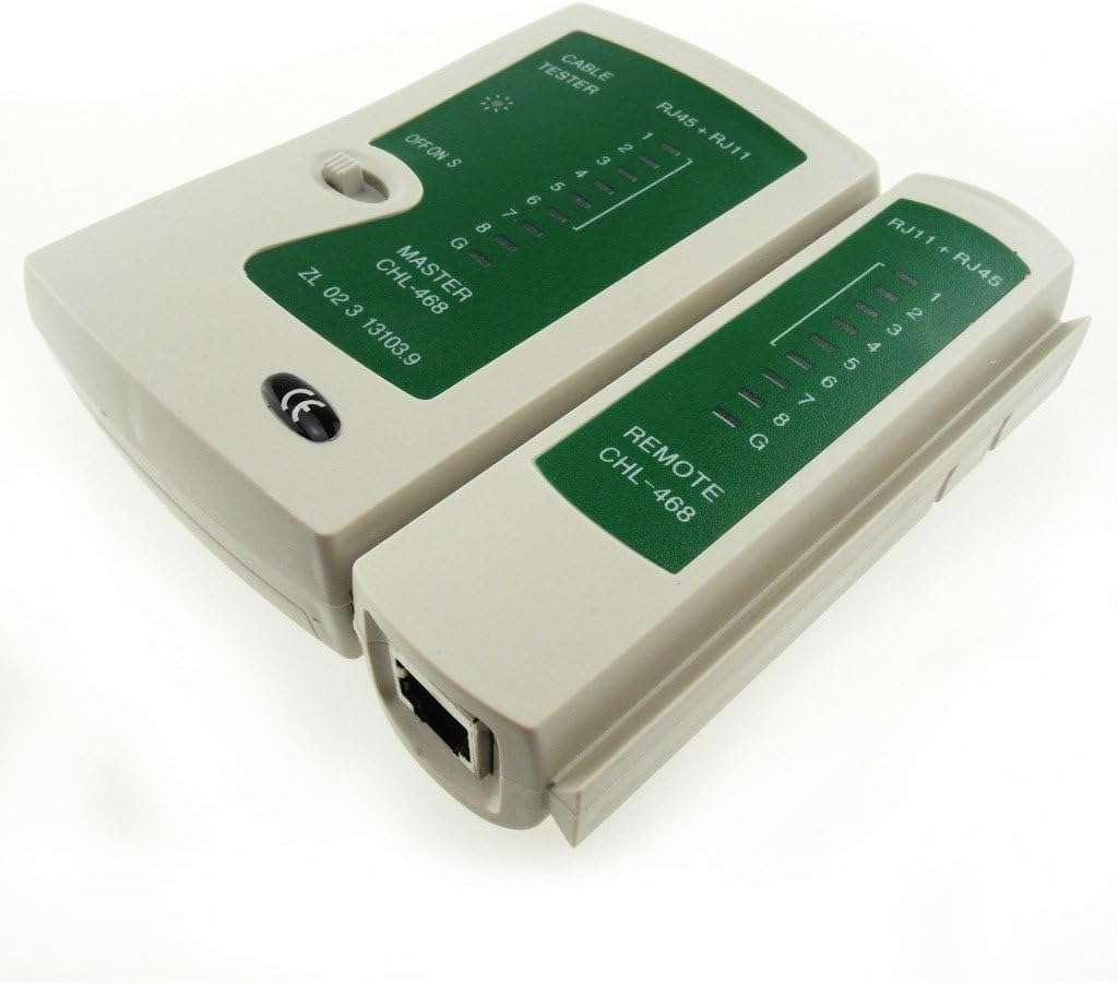 Multifunctional Network / Phone Cable Tester RJ11 RJ12 RJ45 CAT5 CAT6 (Unboxed Deal)