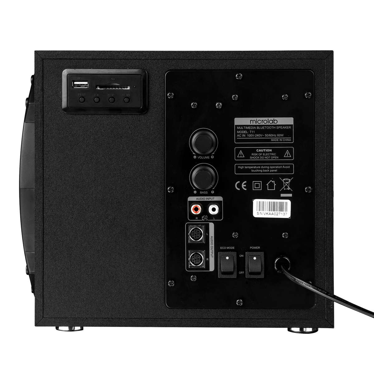 Microlab T11 2.1CH Bluetooth Speakers with LED (Unboxed Deal)