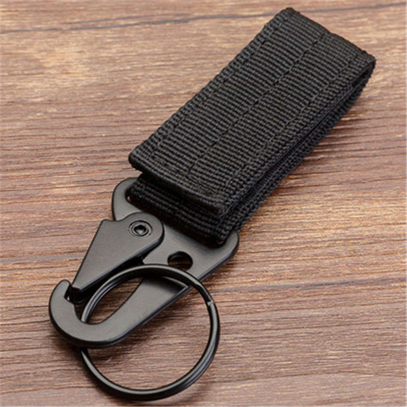 Men's canvas Colorful Keychain Military nylon metal Paste belts Cool buckle