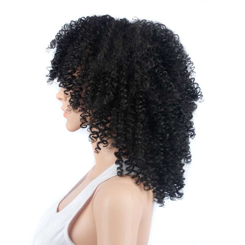 Curly Synthetic Lace Front Wigs Afro Kinky Curly Brazilian Wig