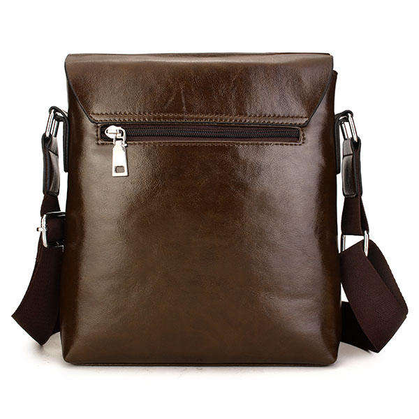 Men Business PU Casual Male Messenger Shoulder Crossbody Bag Briefcase