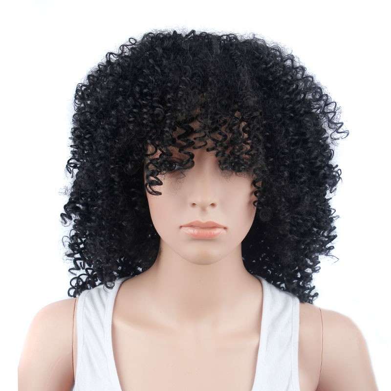 Curly Synthetic Lace Front Wigs Afro Kinky Curly Brazilian Wig